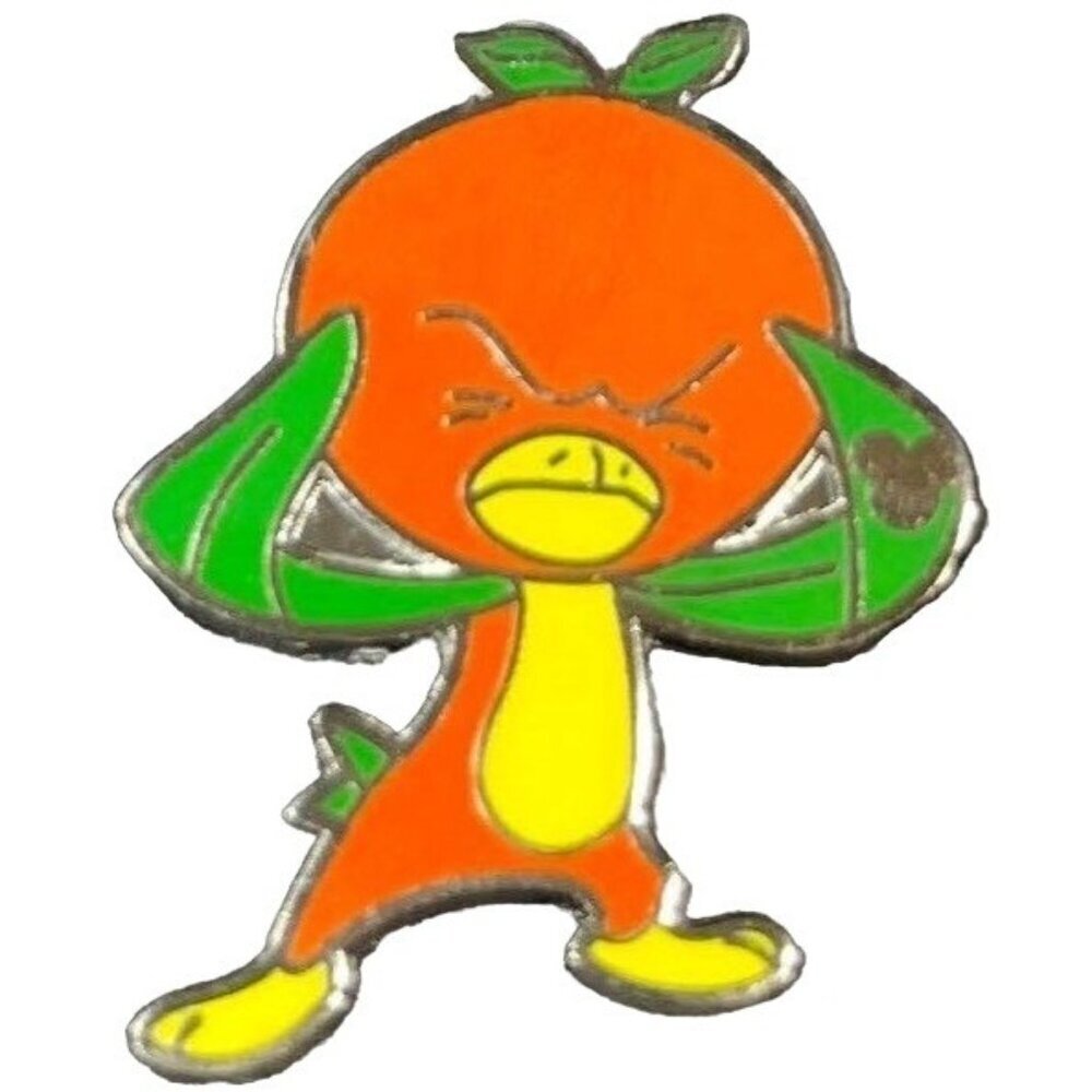 Disney Orange Juice Bird Trading Pin Hidden Mickey Epcot Mascot Angry Brooch Pin